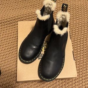 Lined Chelsea Dr. Martens boots